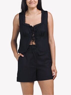 House of Harlow Boho Matching Short Set